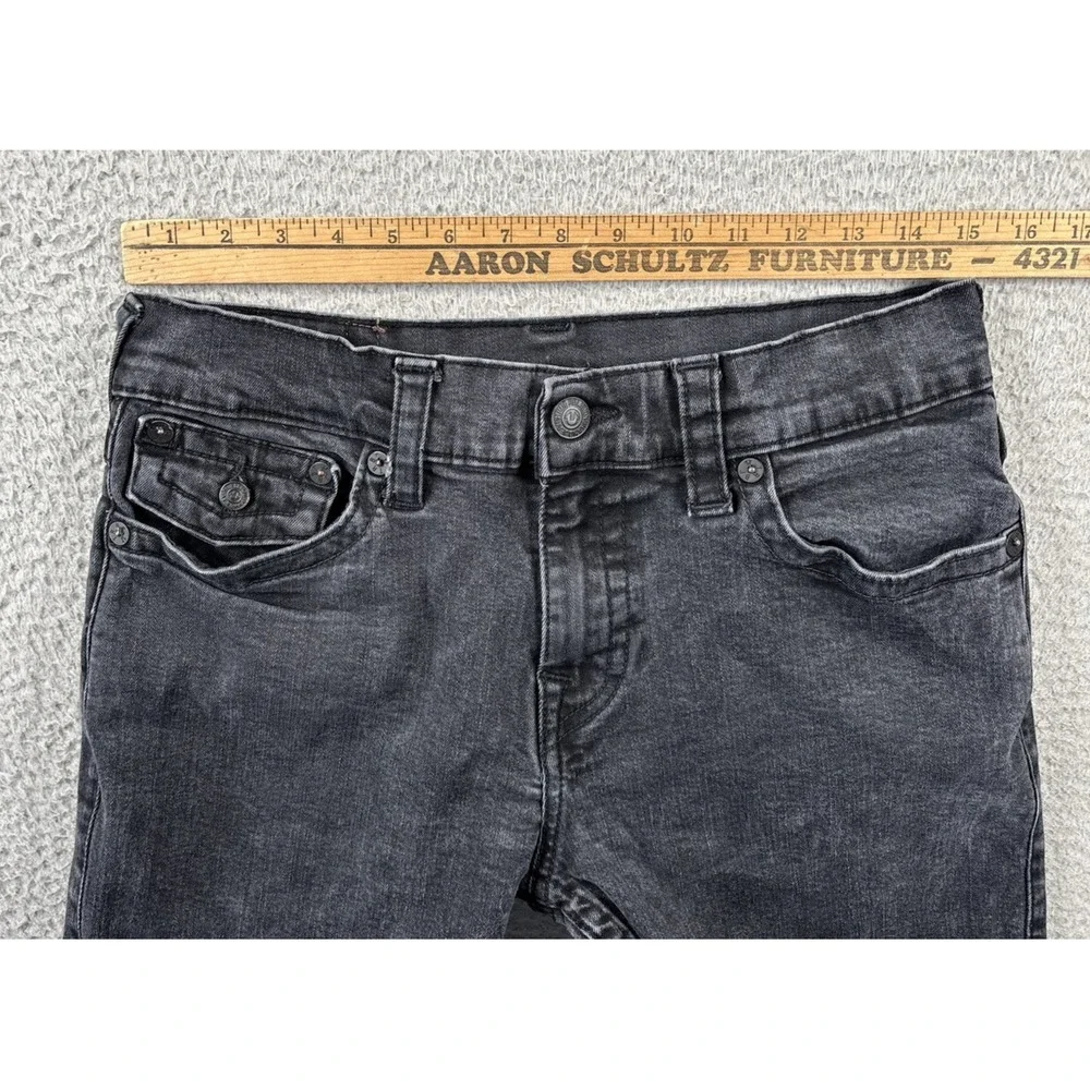 True Religion Ricky Jeans Mens 32 Fits 30x29.5 Relaxed Straight Flap Pockets Y2K